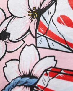 Kitsune Charm Tee -Men's daily clothing KitsuneCharm Mens Tee MacroBack