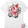 Kitsune Charm Tee -Men's daily clothing KitsuneCharm Mens Tee Mock Back