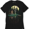 Lakeside Reflections Tee -Men's daily clothing LakesideReflections Mens Tee Mock Front