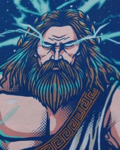 Lightning Legacy Tee -Men's daily clothing LightningLegacy Mens Tee Macro