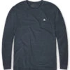 Long Sleeve Tee - Branded -Men's daily clothing LongSleeve Mens Branded Navy Front