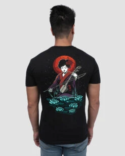 Melodic Moonlight Tee -Men's daily clothing MelodicMoonlight Mens Tee Back