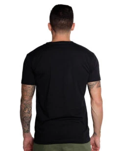 V-Neck Tee - Branded 25 V-Neck Tee - Branded -Men's daily clothing Mens BasicVneck Black Back