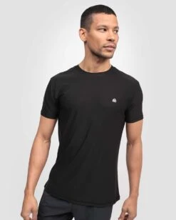 Active Tee - Branded -Men's daily clothing Mens Basics Athletic Black Front