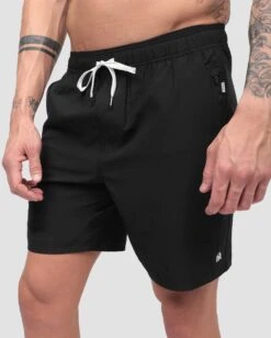 Active Shorts - Branded -Men's daily clothing Mens Basics Athletic Short Black Side