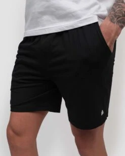 Comfort Shorts - Branded -Men's daily clothing Mens Basics ComfortShort Black Front