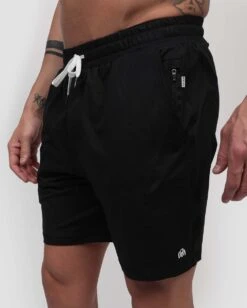Comfort Shorts - Branded -Men's daily clothing Mens Basics ComfortShort Black Side