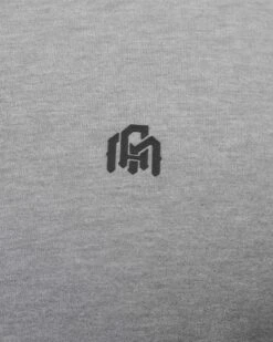 Henley Tee - Branded -Men's daily clothing Mens Basics Henley Grey Detail2