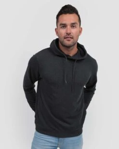 Pullover Hoodie (Hidden Pocket) - Non-Branded -Men's daily clothing Mens Essential Hoodie Charcoal Front