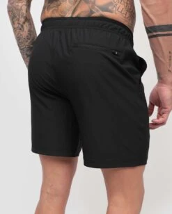 Active Shorts - Non-Branded -Men's daily clothing Mens Essentials Athletic Short Black Back