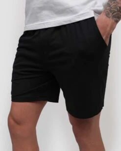 Comfort Shorts - Non-Branded -Men's daily clothing Mens Essentials ComfortShort Black Front