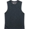 Performance Muscle Tank - Non-Branded -Men's daily clothing Mens PerformanceMuscleTank Charcoal Mock