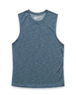 Performance Muscle Tank - Non-Branded 40 Performance Muscle Tank - Non-Branded -Men's daily clothing Mens PerformanceMuscleTank Indigo Mock