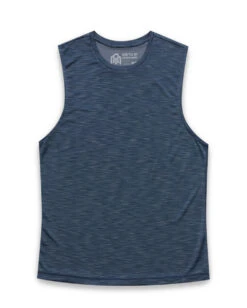 Performance Muscle Tank - Non-Branded 34 Performance Muscle Tank - Non-Branded -Men's daily clothing Mens PerformanceMuscleTank Navy Mock