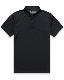 Performance Polo - Non-Branded -Men's daily clothing Mens PerformancePolo Black Mock