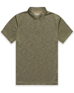 Performance Polo - Non-Branded -Men's daily clothing Mens PerformancePolo OliveGreen Mock