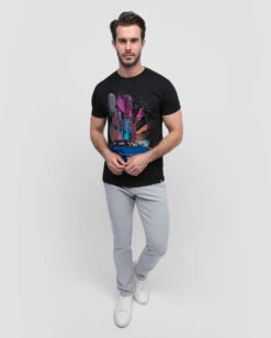 Miami Nights Tee -Men's daily clothing MiamiNights Mens Tee Full
