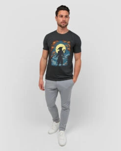 Moonlit Warrior Tee -Men's daily clothing MoonlitWarrior Mens Tee Full