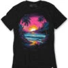 Neon Shores Tee 2 Neon Shores Tee -Men's daily clothing NeonShores Mens Tee Mock Front