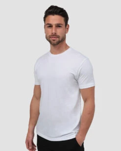 Basic Tee - Non-Branded -Men's daily clothing Non Branded Mens BasicTee White Front