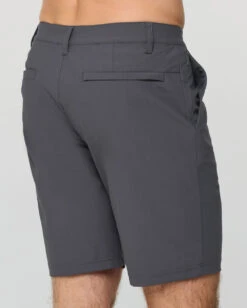 Daily Short -Men's daily clothing Non Branded Mens DailyShort Charcoal Back2 f08596c0 efc6 4fb2 a579 694032f459df