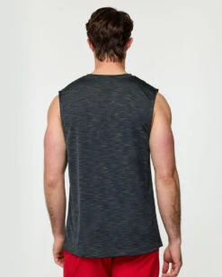 Performance Muscle Tank - Non-Branded 25 Performance Muscle Tank - Non-Branded -Men's daily clothing Non Branded PerformanceMuscleTank Charcoal Back