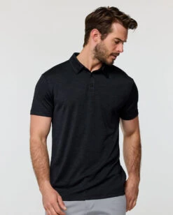 Performance Polo - Non-Branded -Men's daily clothing Non Branded PerformancePolo Black Front