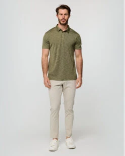 Performance Polo - Non-Branded -Men's daily clothing Non Branded PerformancePolo OliveGreen Full