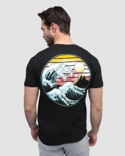 Ocean Hues Tee -Men's daily clothing OceanHues Mens Tee Back