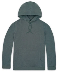 Pullover Hoodie (Classic Pocket) - Non-Branded -Men's daily clothing PulloverHoodie Mens NonBranded Indigo Front
