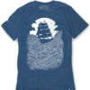 Rolling Tides Tee -Men's daily clothing RollingTides Mens Tee Mock Front