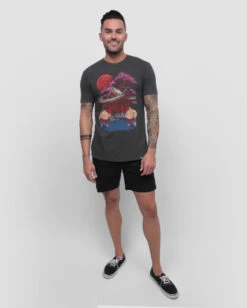 Sakura Sumo Vintage Tee -Men's daily clothing SakuraSumo Mens Tee Full