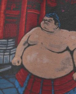 Sakura Sumo Vintage Tee -Men's daily clothing SakuraSumo Mens Tee Macro