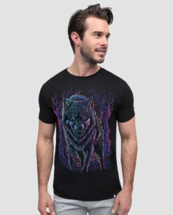 Shadow Stalker Glow-in-the-Dark Tee -Men's daily clothing ShadowStalker Mens Tee Front