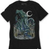 Squid Night Tee -Men's daily clothing SquidNight Mens Tee Mock Front