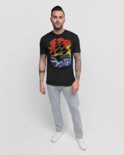 Sunset Raiders Vintage Tee -Men's daily clothing SunsetRaiders Mens Tee Full