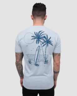 Surf Life Vintage Tee -Men's daily clothing SurfLife Mens Tee Back