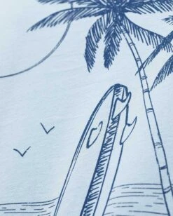 Surf Life Vintage Tee -Men's daily clothing SurfLife Mens Tee MacroBack