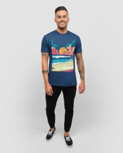 Tangerine Tides Tee 9 Tangerine Tides Tee -Men's daily clothing TangerineTides Mens Tee Full