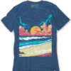 Tangerine Tides Tee -Men's daily clothing TangerineTides Mens Tee Mock Front