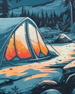 Twilight Camp Tee -Men's daily clothing TwilightCamp Mens Tee Macro