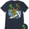 Twilight Surf Tee -Men's daily clothing TwilightSurf Mens Tee Mock Back