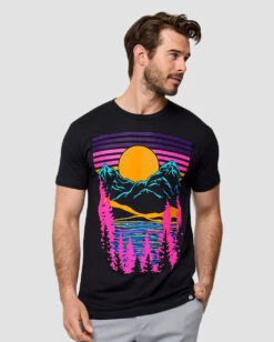 Men's daily clothing -Men's daily clothing TwilightWaters Mens Tee Front