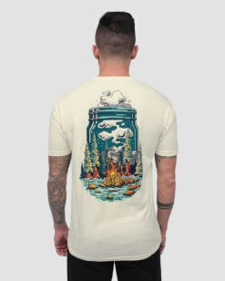 Wild Retreat Vintage Tee -Men's daily clothing WildRetreat Mens Tee Back