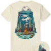 Wild Retreat Vintage Tee -Men's daily clothing WildRetreat Mens Tee Mock Back