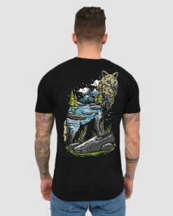 Wolf Ridge Tee -Men's daily clothing WolfRidge Mens Tee Back