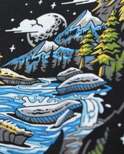 Wolf Ridge Tee -Men's daily clothing WolfRidge Mens Tee MacroBack