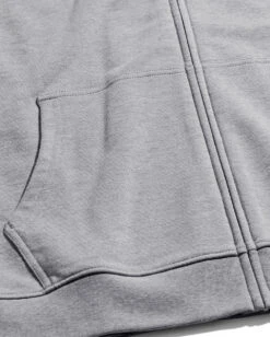 Zip-Up Hoodie - Non-Branded -Men's daily clothing ZipUpHoodie Grey Detail 02 1baff896 b943 4ba2 88db 8a5195a10c4a